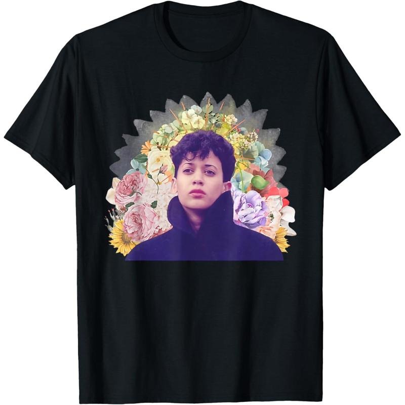 Retro Young Kamala Harris 80s Floral Photo 2024 Feminist T-Shirt made in usa Hoodie, Sweatshirt | UrbanDripWear.com