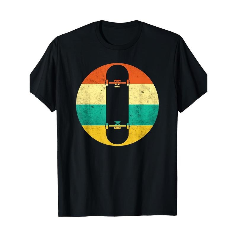 Retro skateboarder Skateboard T-shirt 100% cotton T-shirt Made in USA Hoodie, Sweatshirt | UrbanDripWear.com