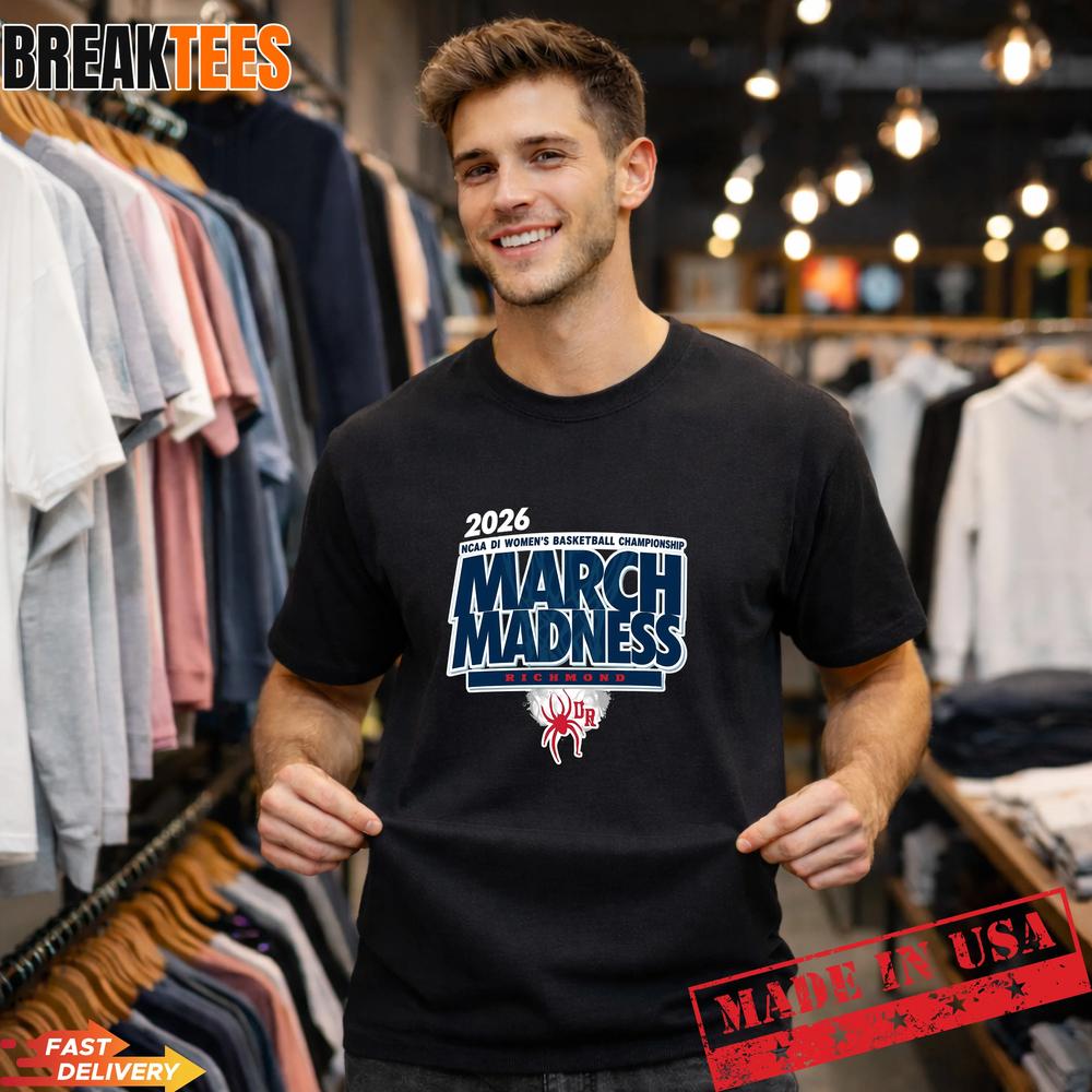 Richmond Spiders Basketball Champions 2026 March Madness Women’s Fan T-Shirt