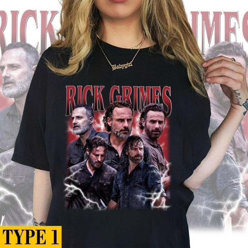 Rick Grimes Shirt, Rick Grimes Sweatshirt, Rick Grimes Tees, Rick Grimes T-Shirt, Unisex Shirt, Vintage Shirt, Trendy...