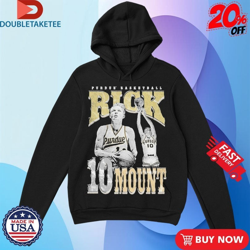 Rick Mount 10 Player Posture Purdue Boilermakers Basketball Shirts