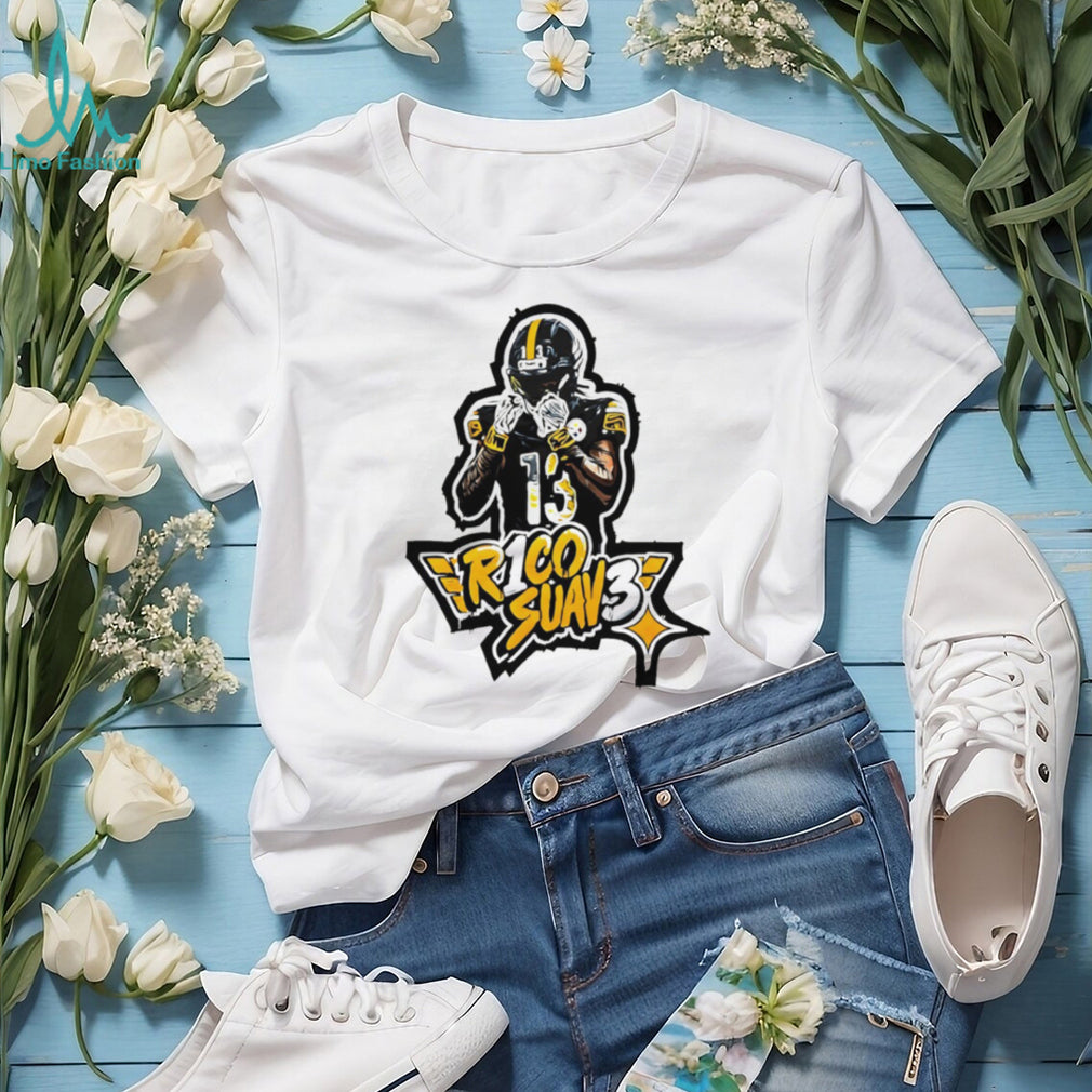 Rico Suave #13 Pittsburgh Football Fan Graphic T Shirt