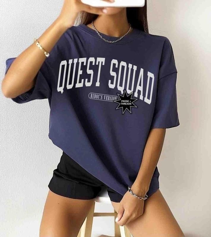 Ridoc Quest Squad Onyx Storm Comfort Colors Shirt, Onyx Storm Fourth Wing Shirt, Iron Flame Merch Basgiath War College...