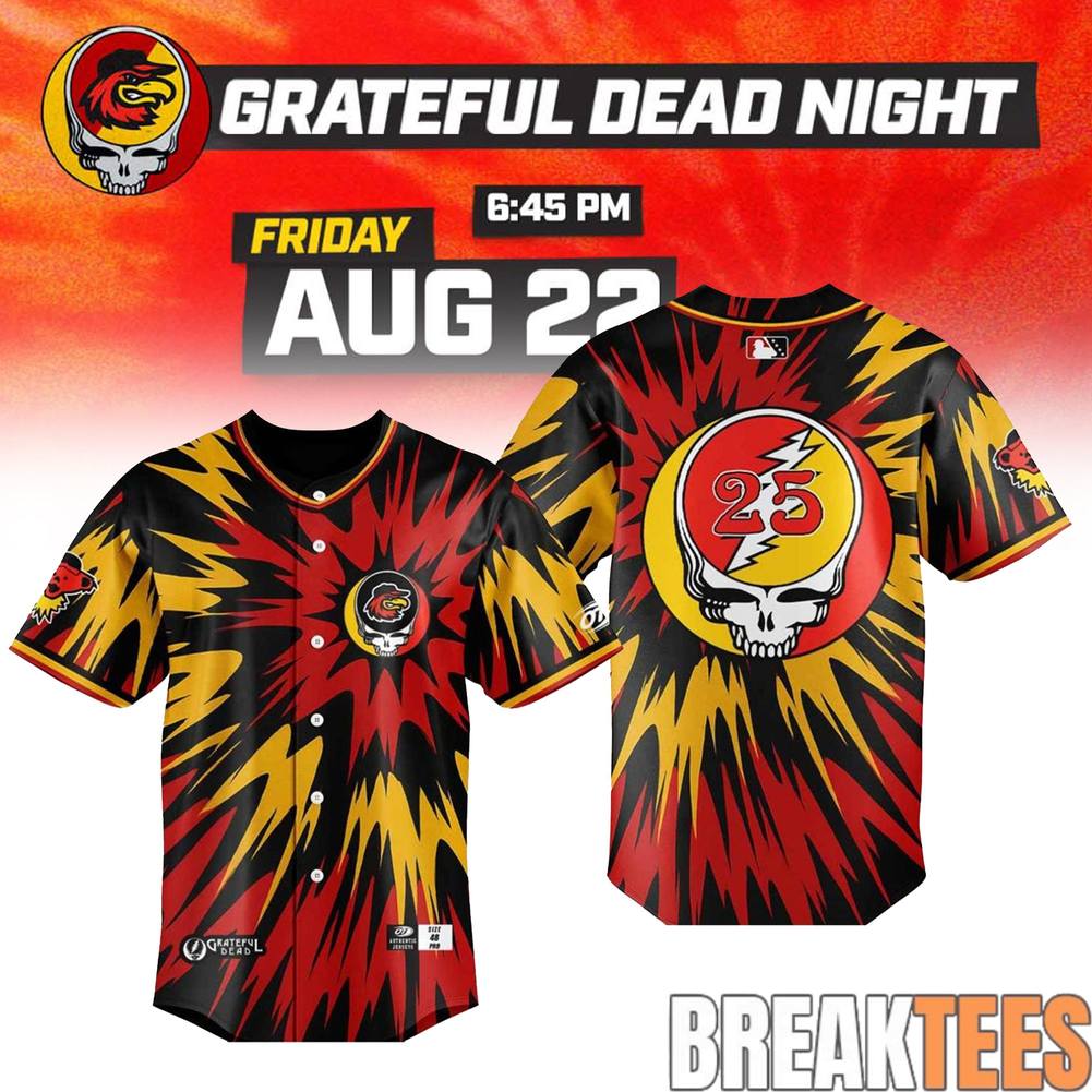 Rochester Red Wings Grateful Dead Night Limited Jersey