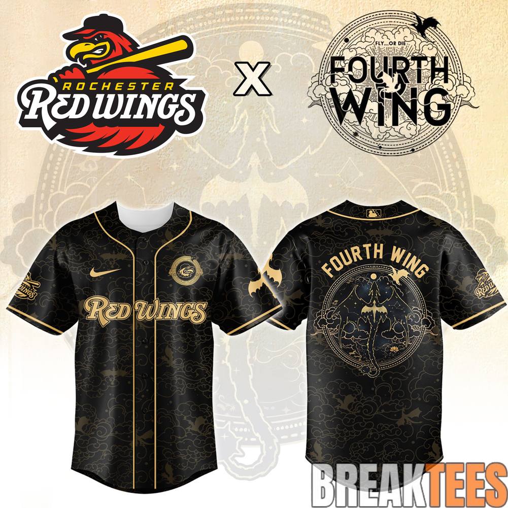 Rochester Red Wings x Fourth Wing Night Special Baseball Jersey