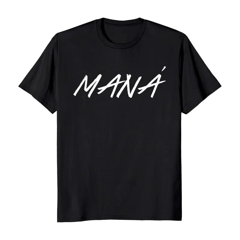 Rock En Español Mana Brushed Text Men's T-Shirt Casual Classic Hoodie, Sweatshirt | UrbanDripWear.com