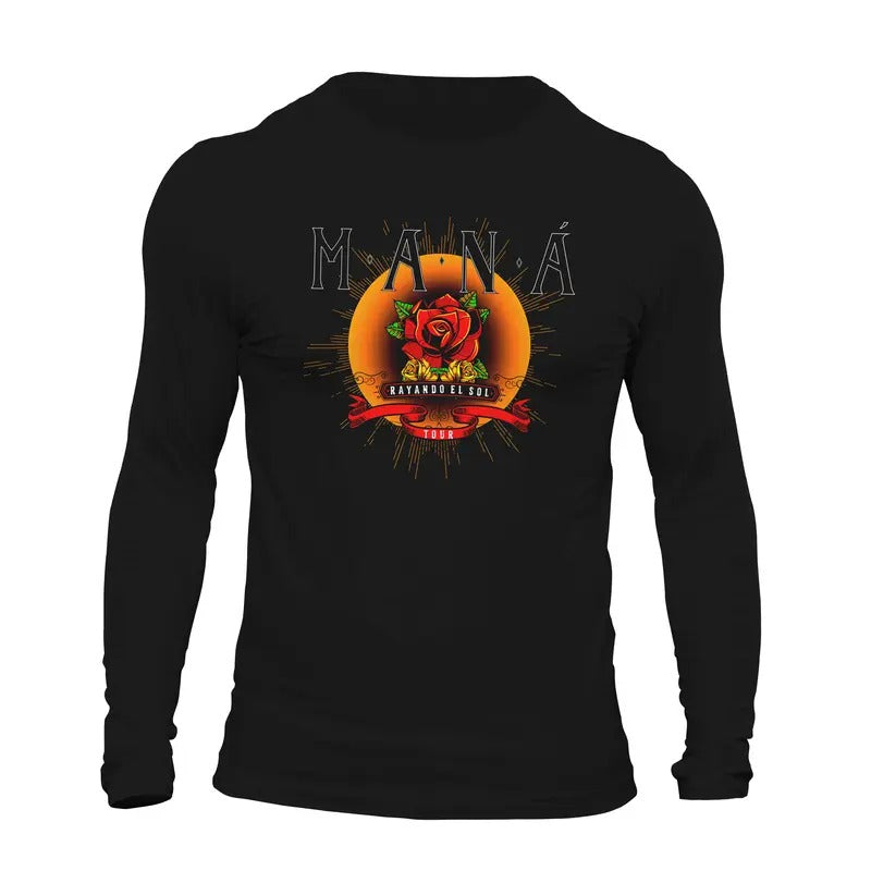 Rock en Español: MANA 2019 Men's Long Sleeve T-Shirt Playera Hoodie, Sweatshirt | UrbanDripWear.com