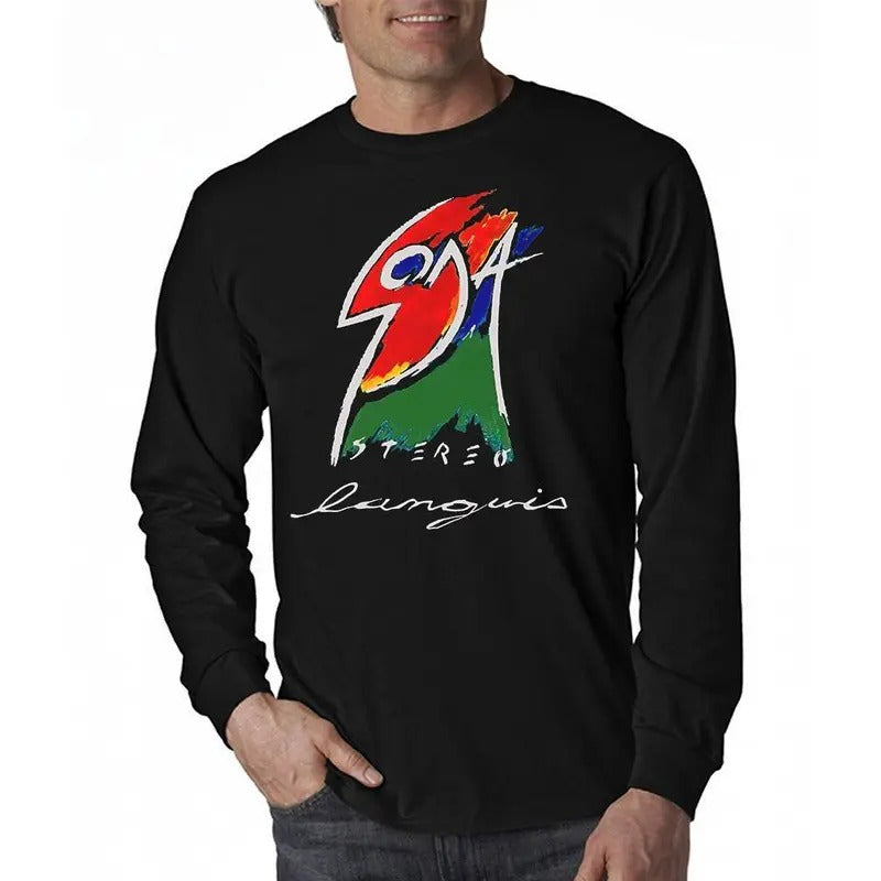 Rock en español: S Stereo Languis Long Sleeve T-Shirt Playera Hoodie, Sweatshirt | UrbanDripWear.com