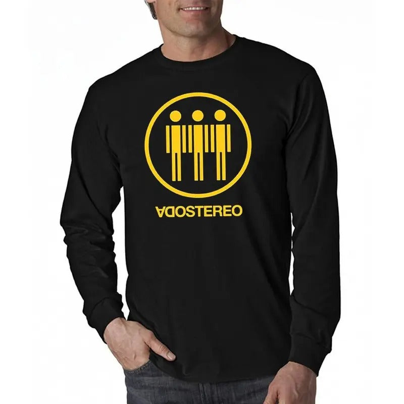 Rock en español: S Stereo Me Veras Volver Long Sleeve T-Shirt Playera Casual Classic Hoodie, Sweatshirt | UrbanDripWear.com
