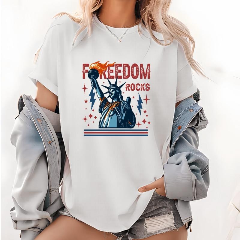 Rock the Patriotic Vibe with a Women's T