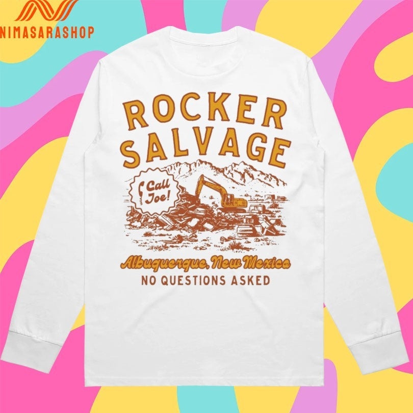Rocker Salvage Call Joe Albuquerque New Mexico No Questions Asked Shirts