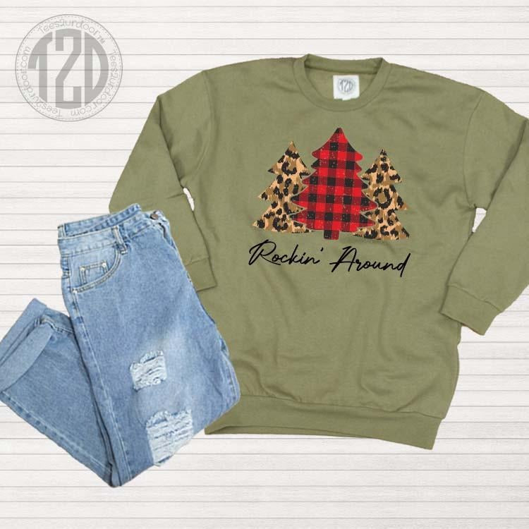 Rockin Around the Christmas Tree T2D Sweatshirt T-Shirts, Hoodie | UrbanDripWear.com