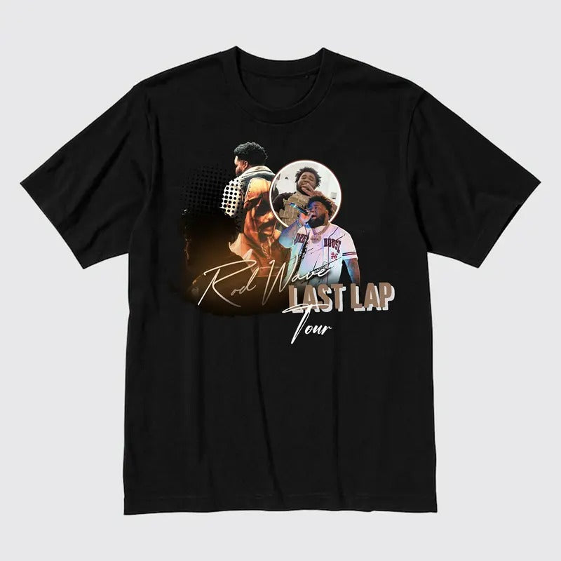 Rod Wave Last Lap Tour 2024 T-Shirt - Comfortable Unisex Cotton Tee Hoodie, Sweatshirt | UrbanDripWear.com