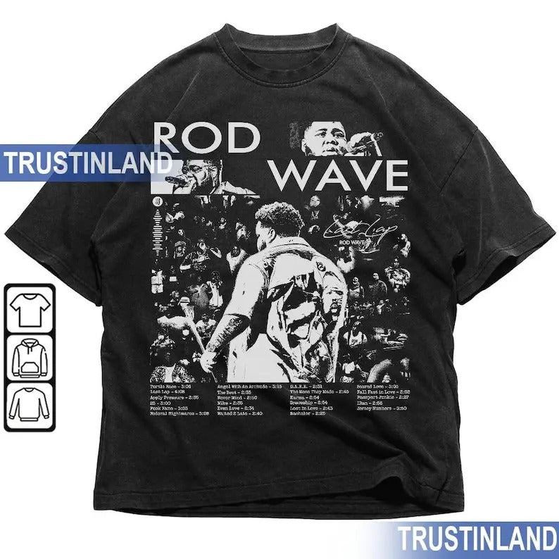 Rod Wave Vintage Shirt, Last Lap Album Retro Shirt, Rod Wave Tour Gift Fan Unisex Shirt Hoodie, Sweatshirt
