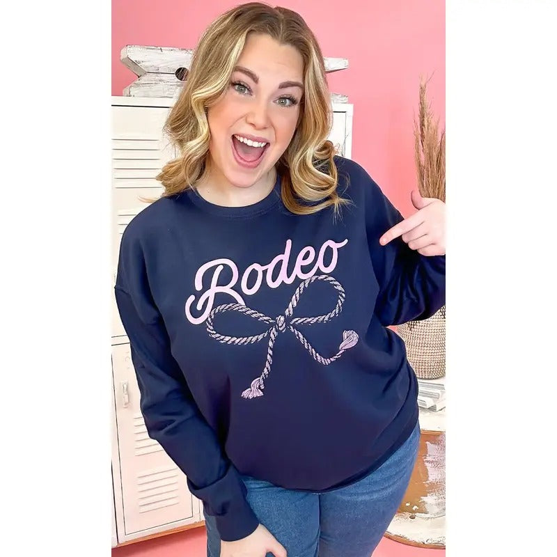 Rodeo Rope Bow Sweatshirt T-Shirts, Hoodie | UrbanDripWear.com