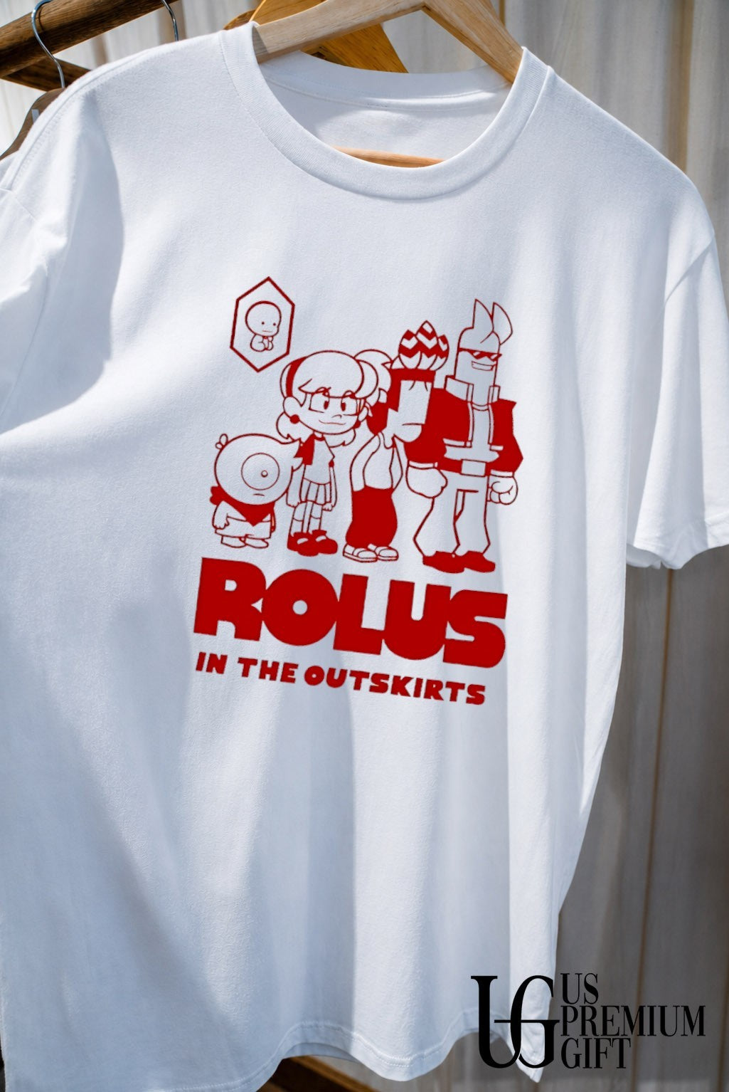 Rolus in the Outskirts cartoon character shirt