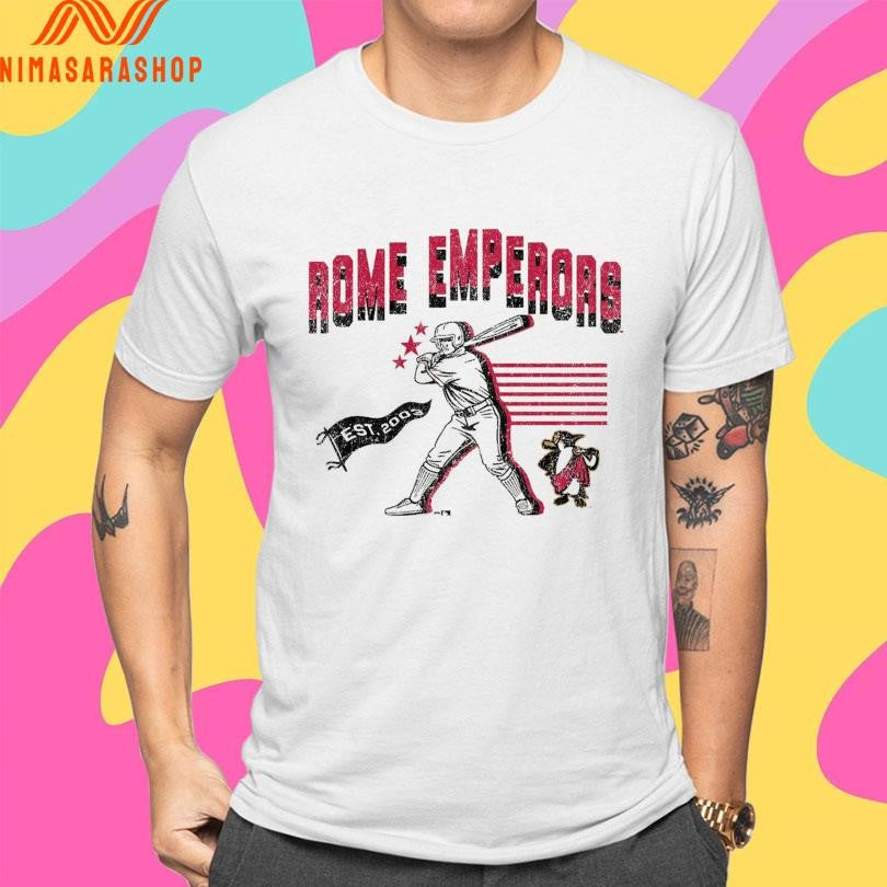Rome Emperors Est 2003 Baseball Shirts