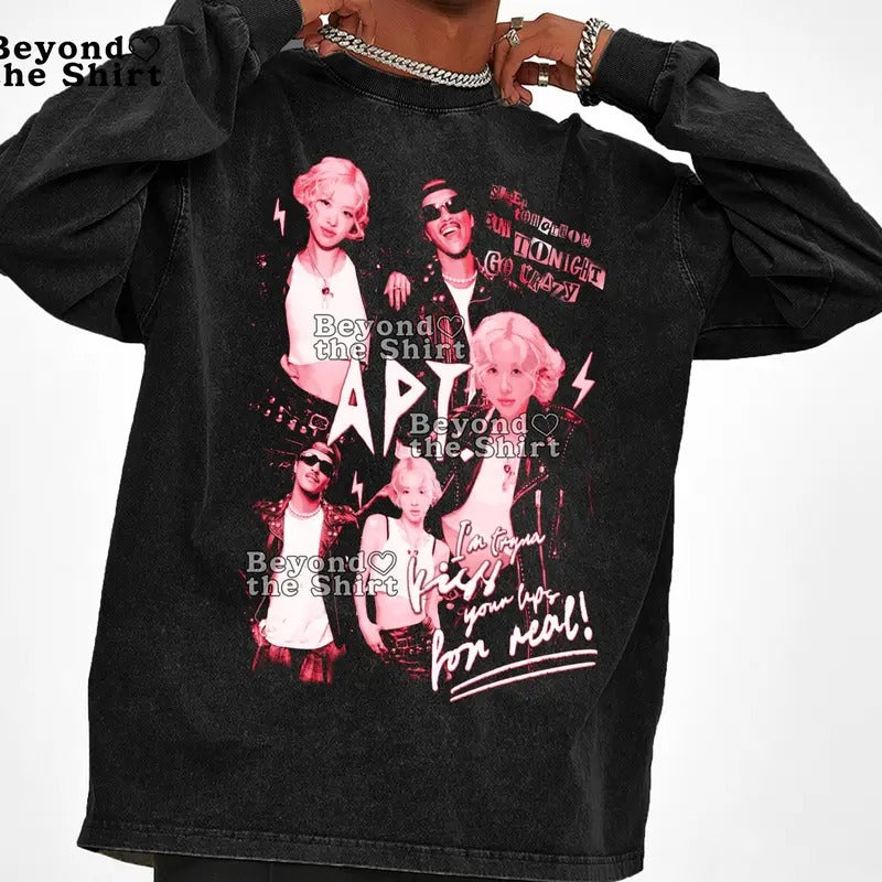 Ros3 Apt Burn0 Mars Korean Kpop Apartment Rose Solo Song Sweatshirt, Tshirt, Hoodie | UrbanDripWear.com