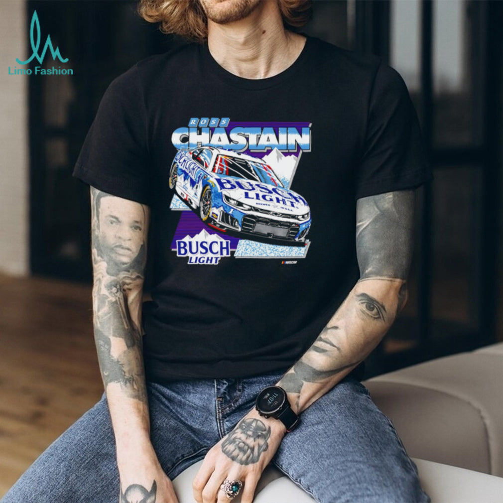 Ross Chastain Busch Light NASCAR Racing Sponsor Graphic T Shirt