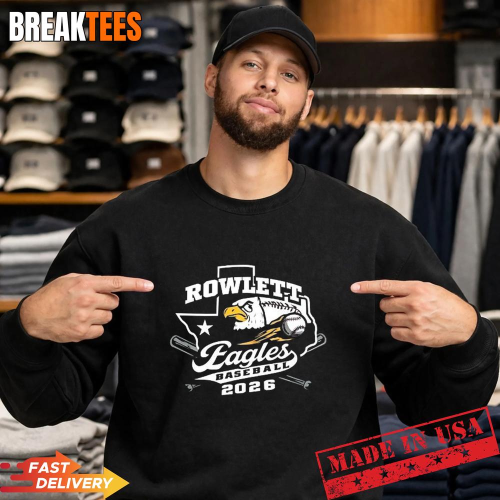 Rowlett Eagles baseball 2026 Logo T-Shirt