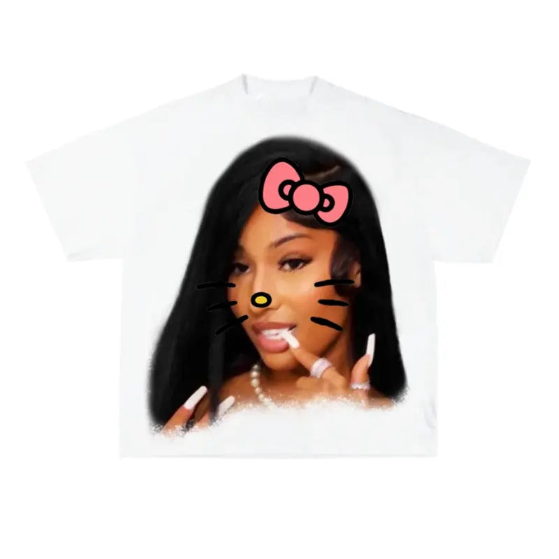Rubi Kitty ICe Big Face T-shirt, Rap Hip Hop Tee Hoodie, Sweatshirt | UrbanDripWear.com