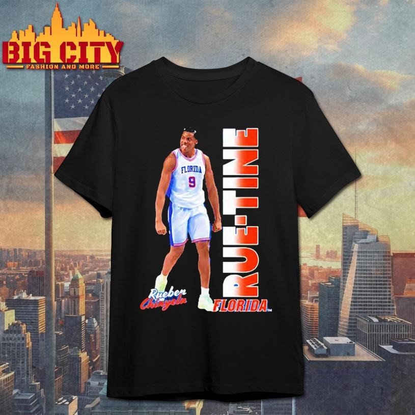 Rueben Chinyelu Florida Gators RUE-TINE Illustrated Shirt