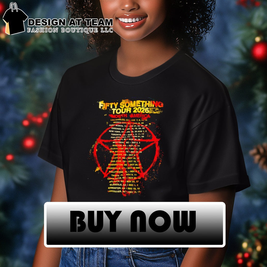 Rush Fifty Something Tour 2026 North America Tour list shirt