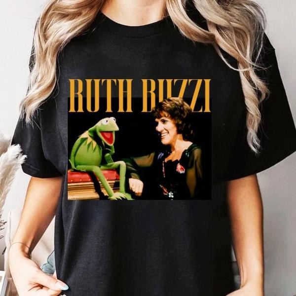Ruth Buzzi Muppets Shirt, R.I.P Ruth Buzzi T-shirt, Ruth Buzzi Kermit Tee Shirt Hoodie, Sweatshirt | UrbanDripWear.com