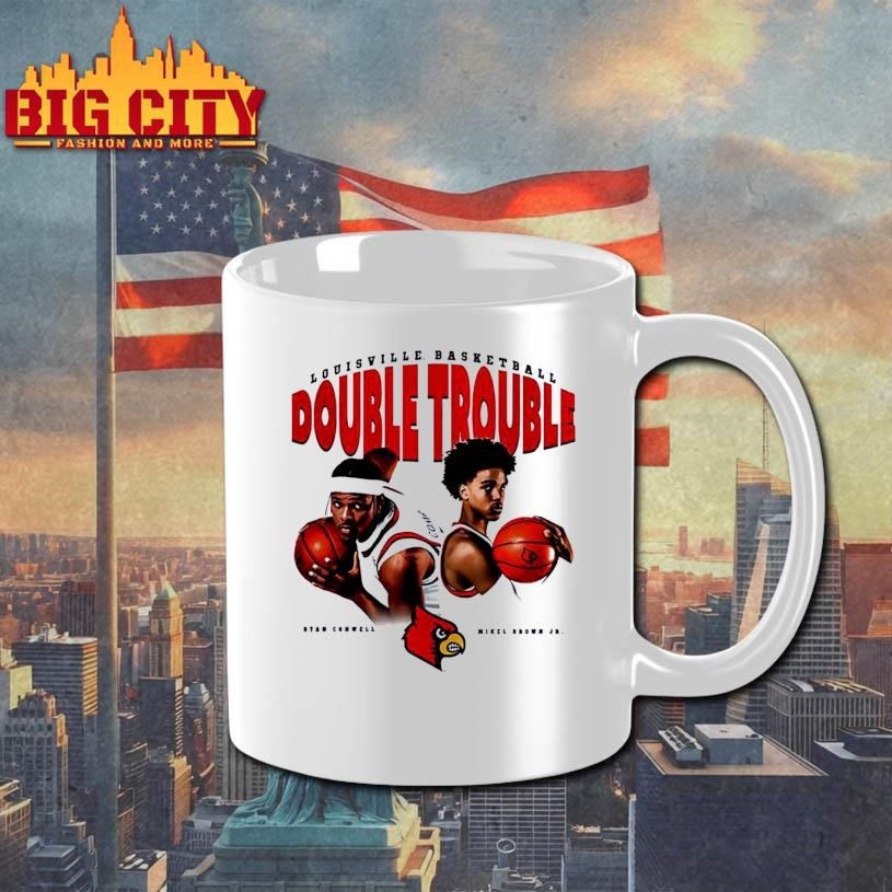 Ryan Conwell and Mikel Brown Jr Louisville Cardinals Double Trouble Shirt