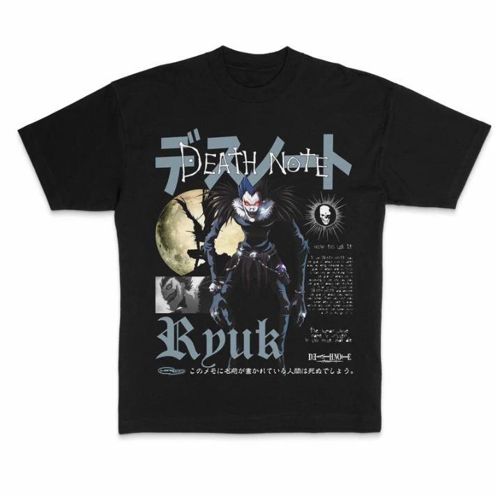 Ryuk Moon Light Vintage Graphic Tee, Ryuk Tee, Death Note Shirt, Manga Anime Shirt, Unisex T-Shirt, Anime Clothing, Top...