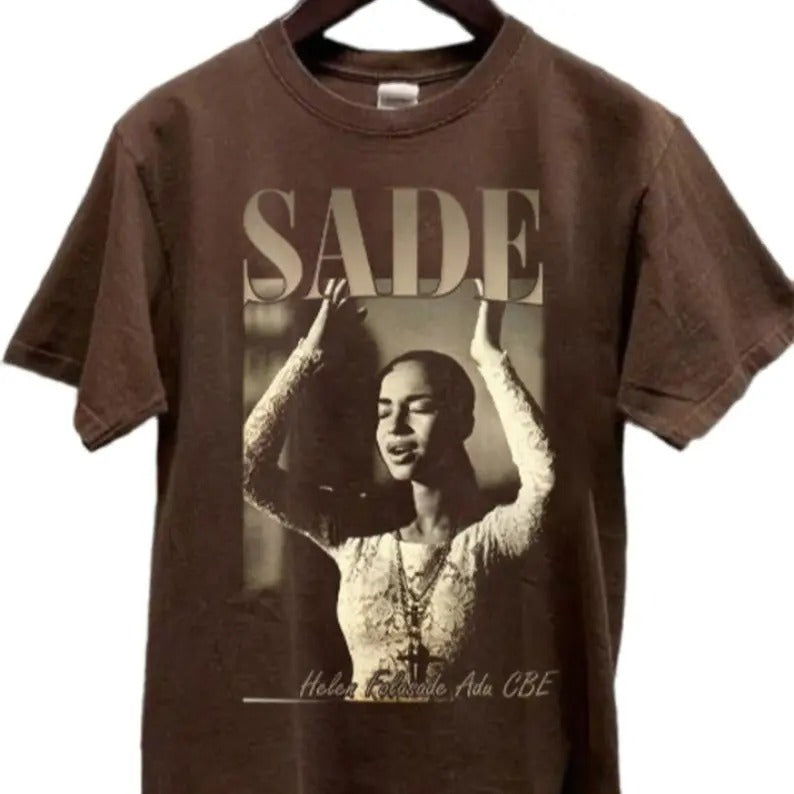 SADE ADU T-SHIRT - Graphic Sade Adu Tee, Classic Unisex Style Shirt, Gift for Sade fan Hoodie, Sweatshirt | UrbanDripWear.com