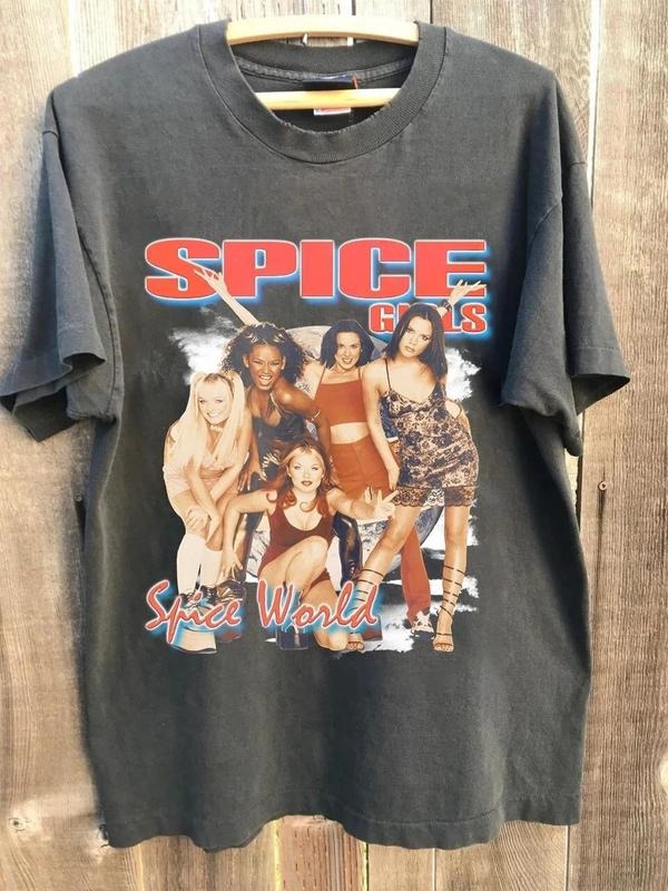 90's Spice Girls Cotton Unisex T Shirt Gift For Men WOmen Gift For Fans Hoodie, Sweatshirt | UrbanDripWear.com