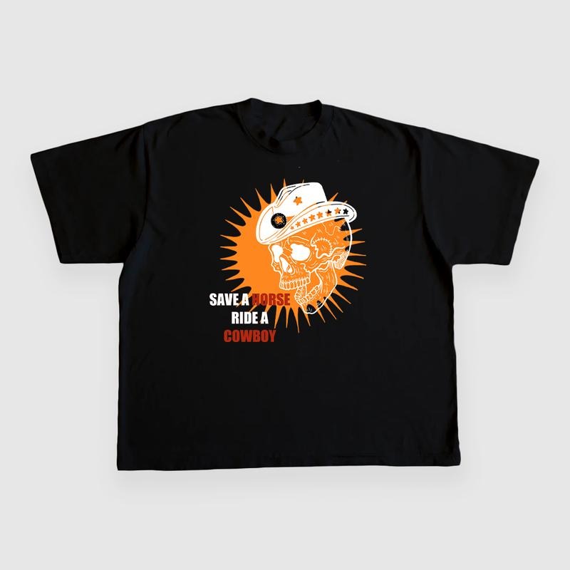 SAVE A HORSE RIDE A COWBOY CUSTOM PRINTED T-SHIRT Hoodie, Sweatshirt | UrbanDripWear.com