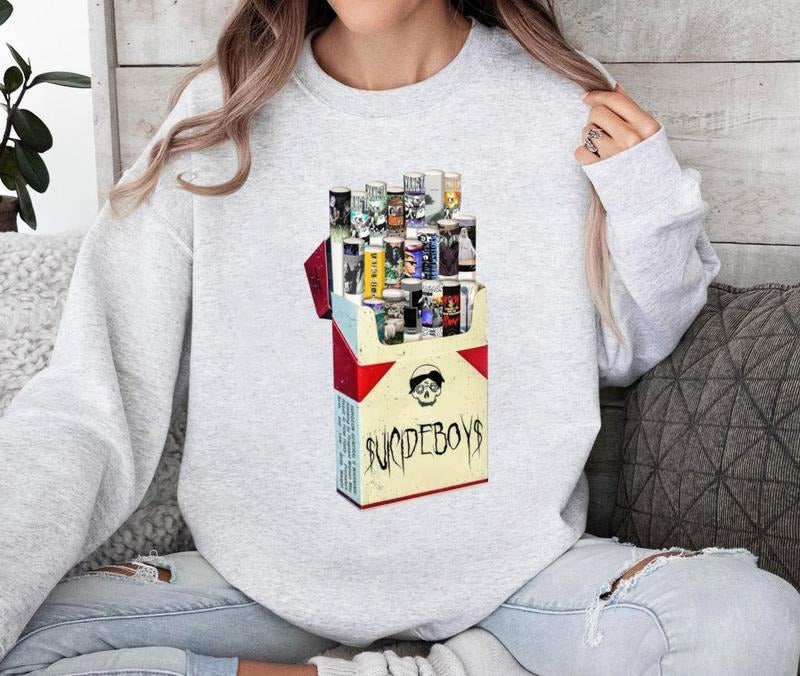 SB Cigarette Sweatshirt, SB Merch, SB Tour 2024 Shirt Hoodie | UrbanDripWear.com