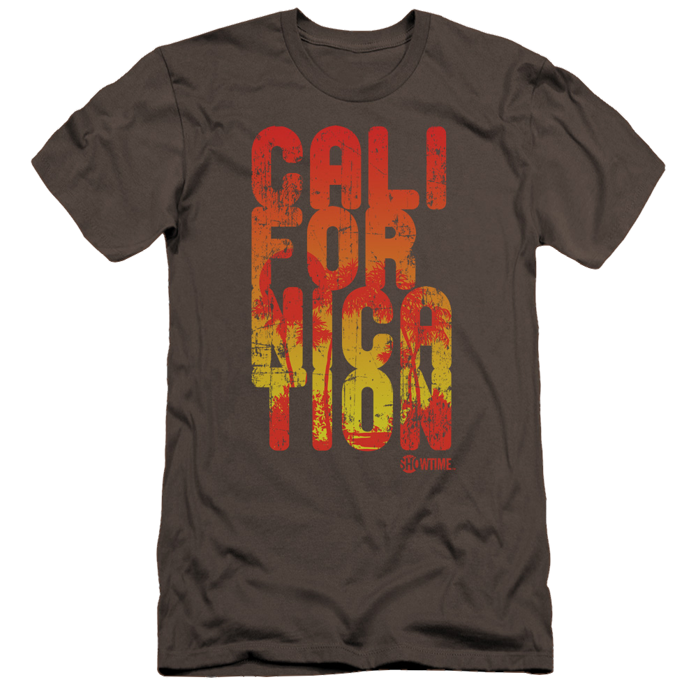 Californication Cali Type - Men's Premium Slim Fit T-Shirt