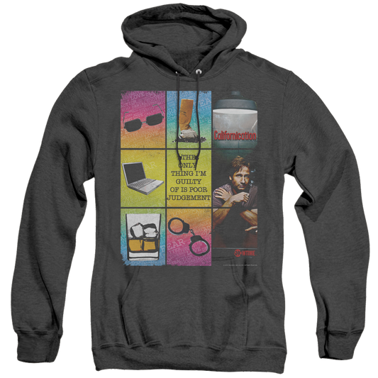 Californication Poor Judgement - Heather Pullover Hoodie