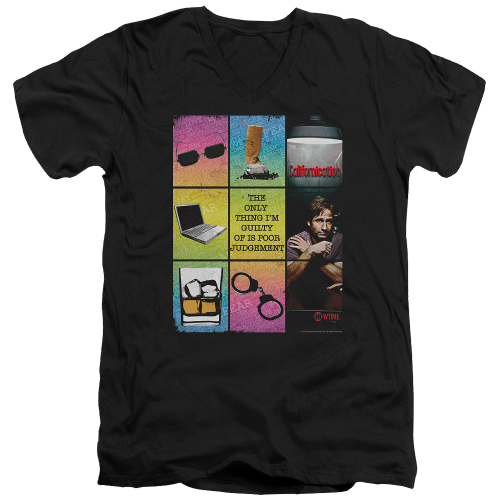 Californication Poor Judgement - Men's V-Neck T-Shirt