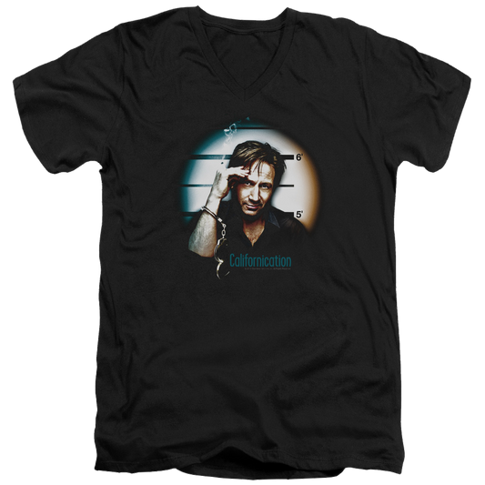 Californication In Handcuffs - Men's V-Neck T-Shirt