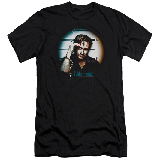 Californication In Handcuffs - Men's Premium Slim Fit T-Shirt
