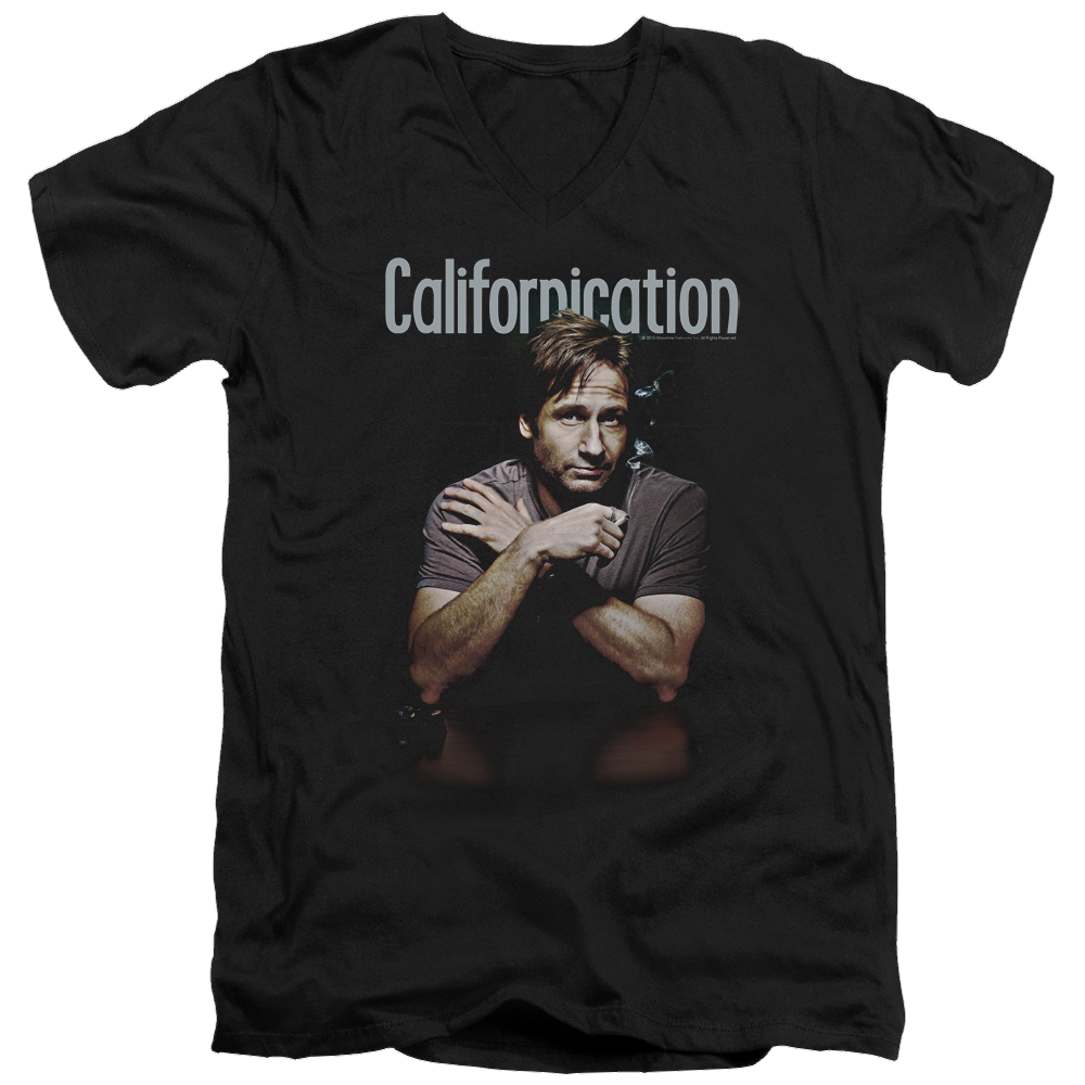 Californication Smoking - Men's V-Neck T-Shirt