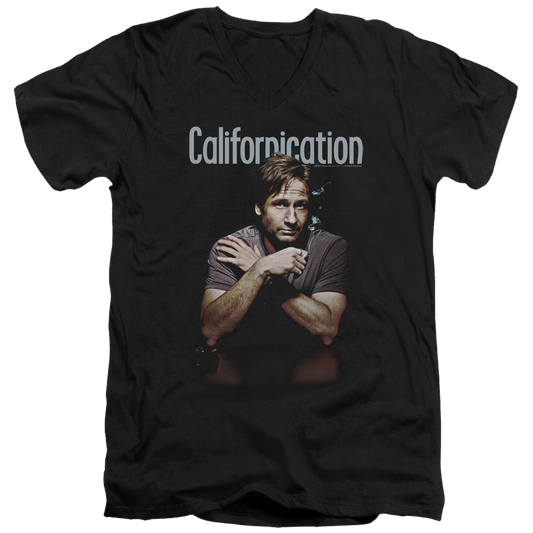 Californication Smoking - Men's V-Neck T-Shirt