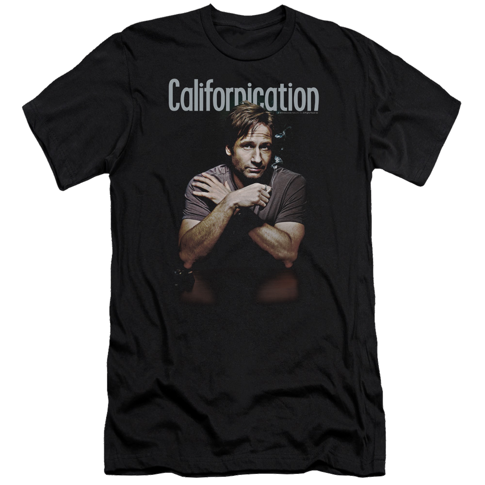 Californication Smoking - Men's Premium Slim Fit T-Shirt