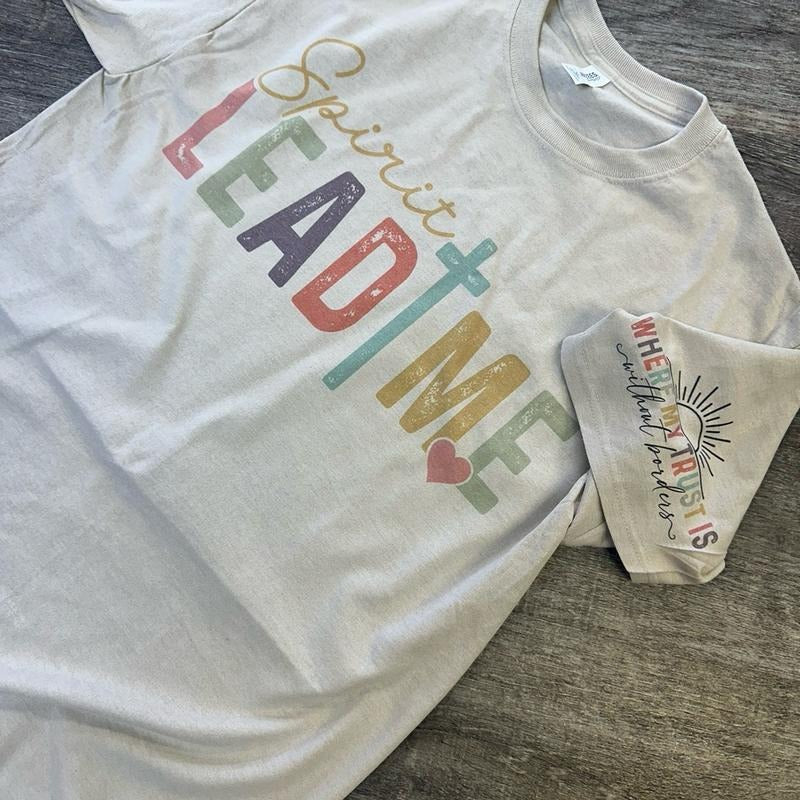 SHORT SLEEVE - Spirit Lead Me T-Shirt - Christian Apparel Hoodie, Sweatshirt | UrbanDripWear.com