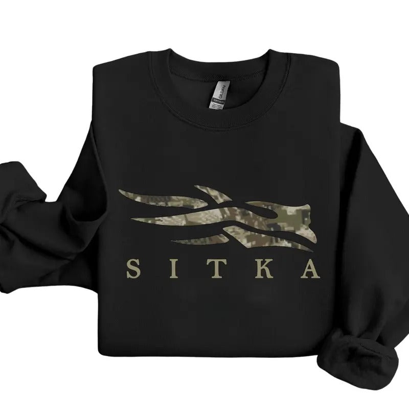 SITKA Hunting Outdoor Gear tactical Sweatshirt, camo design Sweatshirt Underwear Women Lady Sweaters Sweatshirt ...