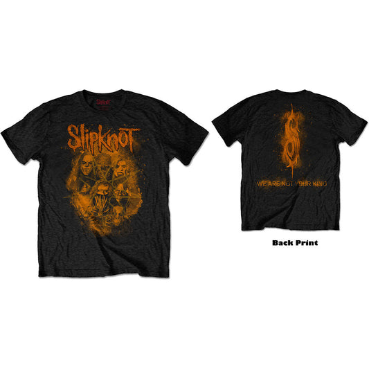 Slipknot | Official Band T-Shirt | WANYK Orange (Back Print)