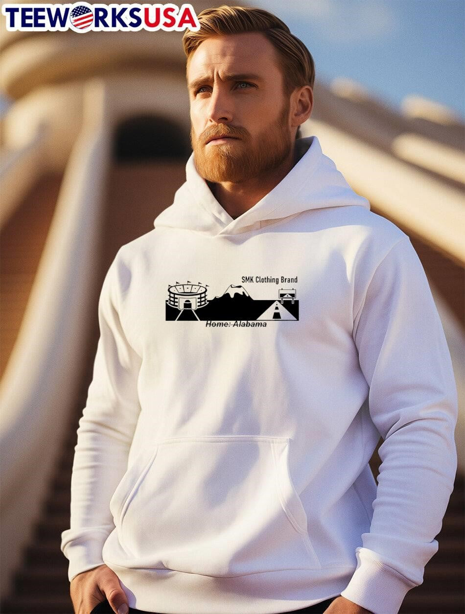 SMK Clothing Brand Home Alabama Stadium Mountain Road Trip Shirt