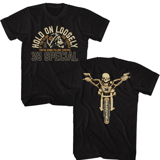 38 Specials - Lose Control Front/Back Black T-shirt
