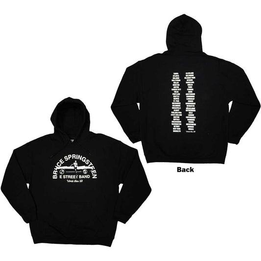 BRUCE SPRINGSTEEN Attractive Hoodie, Tour Ã¢â‚¬Ëœ23 Leaning Car
