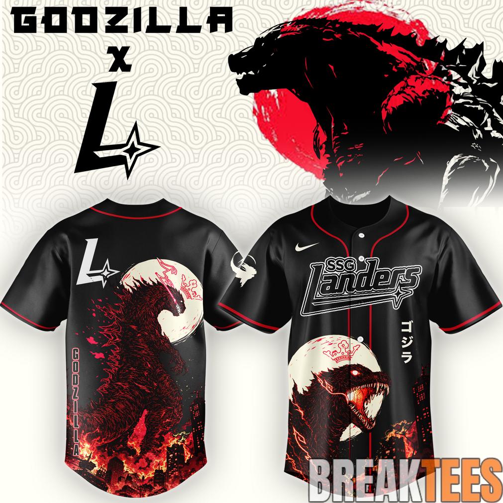 SSG Landers x Godzilla Minus Zero Baseball Jersey