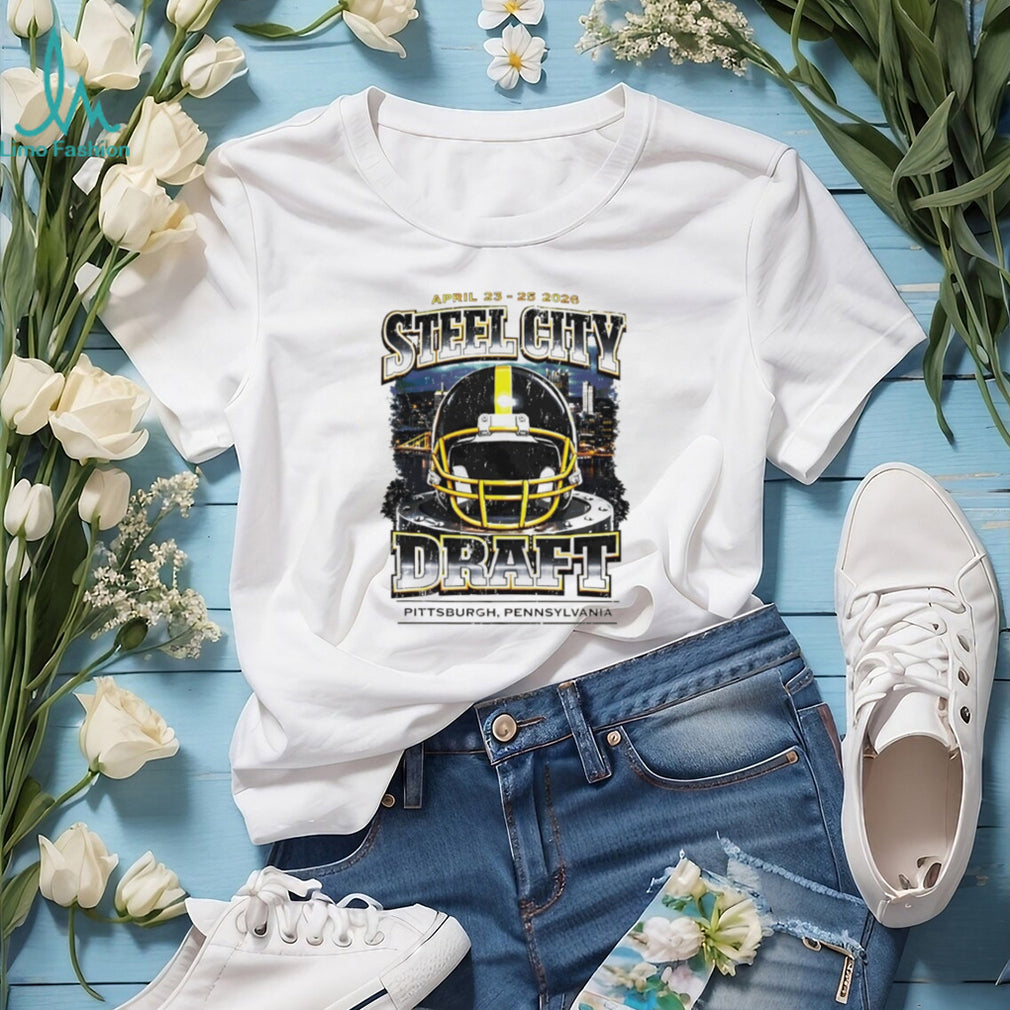 ST shirtl City Draft 2026 Pittsburgh Pennsylvania Football Helmet T Shirt
